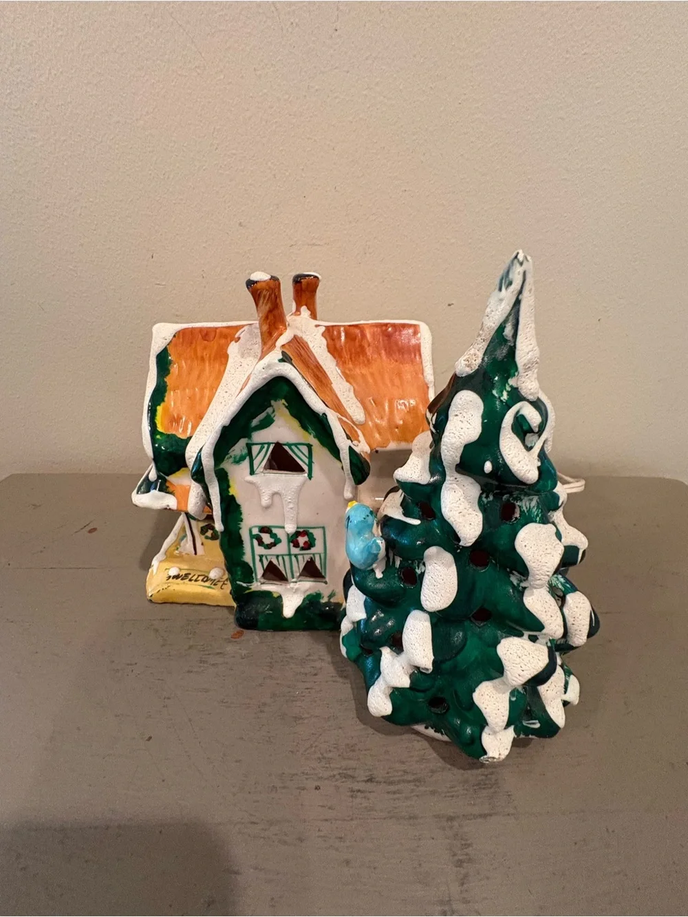 VTG 1976 Dept.56 Original Snow Village Gabled Cottage